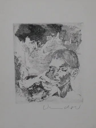 Acquaforte E Acquatinta Wandrer - Fürsorglicher Vater