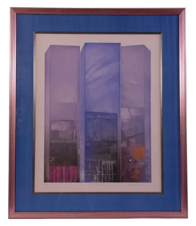 Acquaforte Ware - Shaped Triptych II