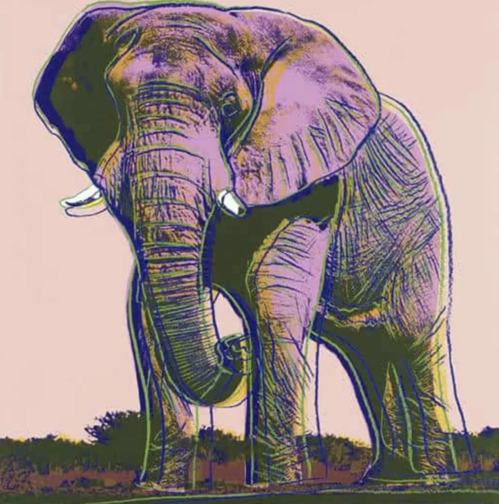 Serigrafia Warhol - African Elephant (FS II.293)
