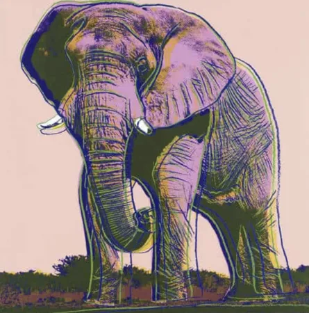 Serigrafia Warhol - African Elephant (FS II.293)
