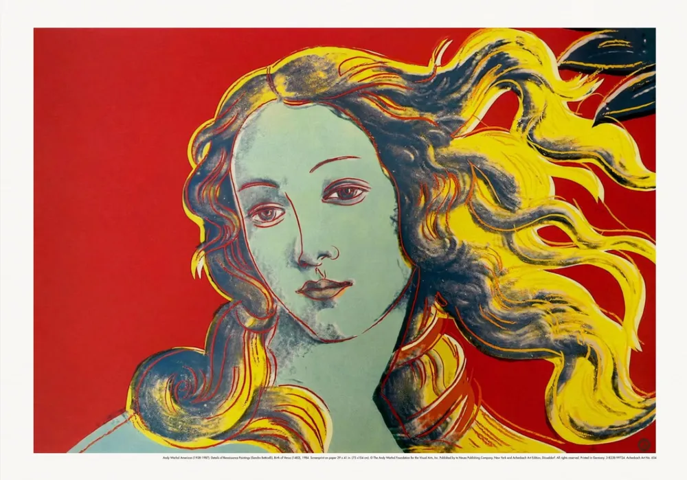 Serigrafia Warhol (After) - Details of Renaissance Paintings