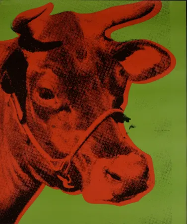 Serigrafia Warhol (After) - Red Cow, c. 1970-1971
