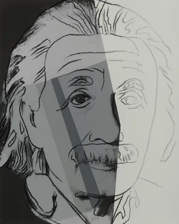 Serigrafia Warhol - Albert Einstein