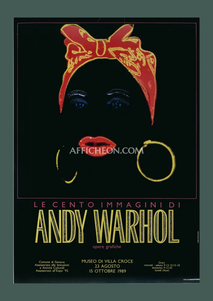 Litografia Warhol - Andy Warhol: 'Mammy' 1989 Offset-lithograph