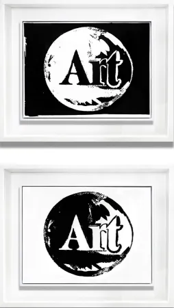 Serigrafia Warhol - Art (Positive and Negative)