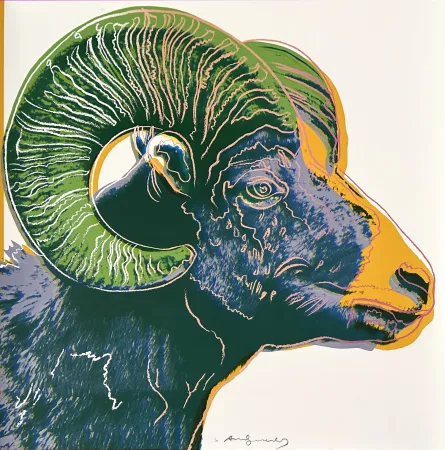 Serigrafia Warhol - Bighorn Ram (FS II.302)