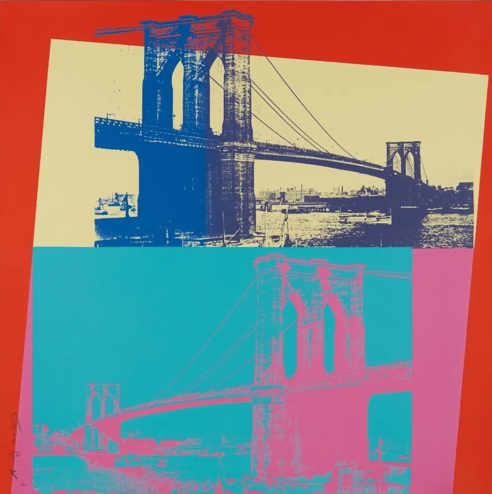 Serigrafia Warhol - Brooklyn Bridge