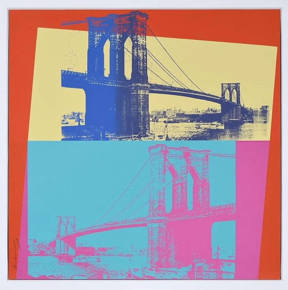 Serigrafia Warhol - Brooklyn Bridge, FS 11.290