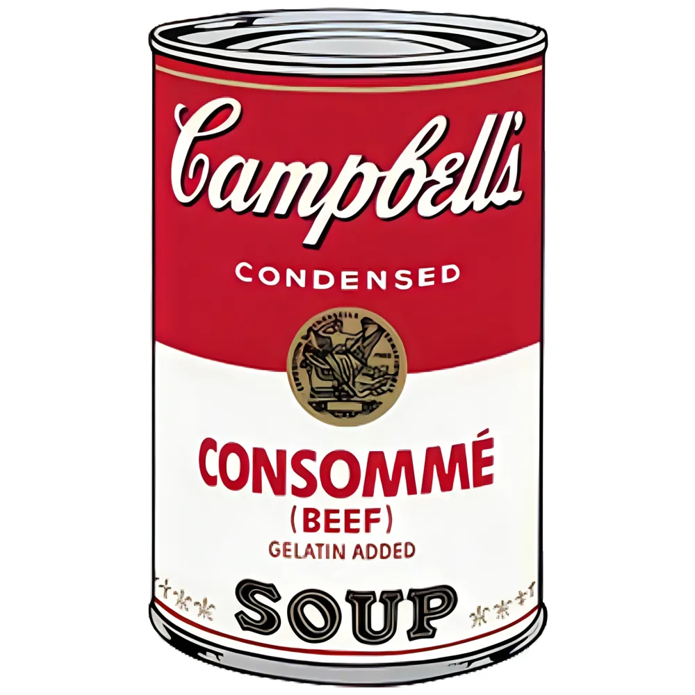 Serigrafia Warhol - Campbell's Soup: Consommé (FS II.52)