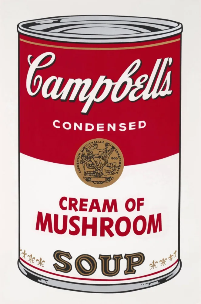 Serigrafia Warhol - Campbell’s Soup I: Cream of Mushrooms