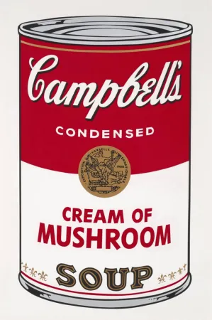 Serigrafia Warhol - Campbell’s Soup I: Cream of Mushrooms