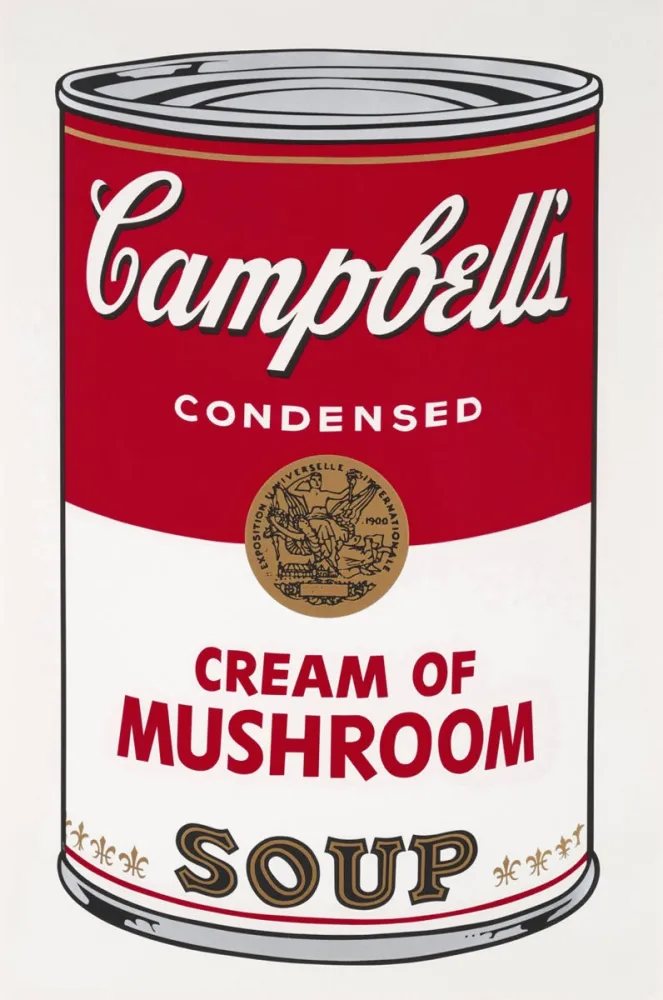 Serigrafia Warhol - Campbell’s Soup I: Cream of Mushrooms