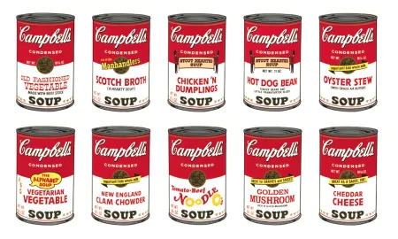 Serigrafia Warhol - Campbell’s Soup II Complete Portfolio