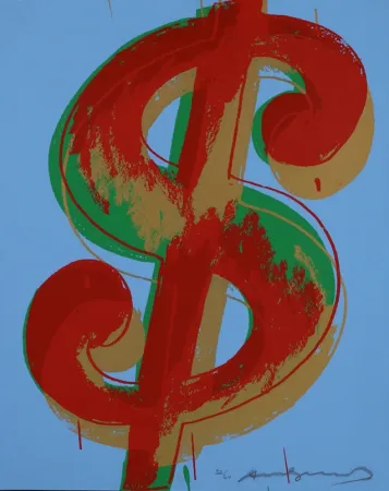 Serigrafia Warhol - Dollar Sign (1) 277