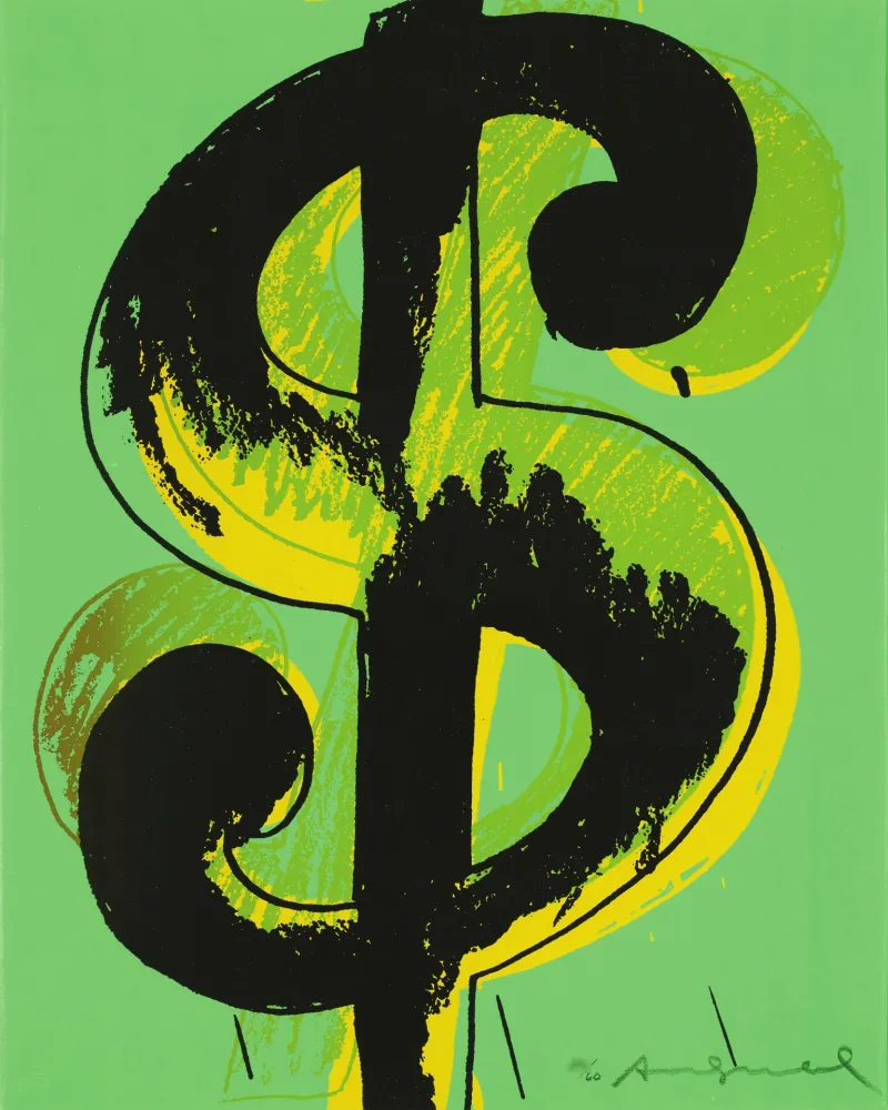 Serigrafia Warhol - Dollar Sign (FS II.279)