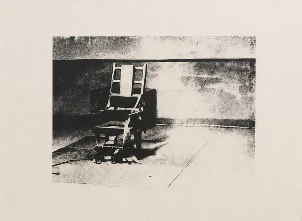 Serigrafia Warhol - Electric chair