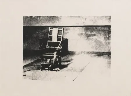 Serigrafia Warhol - Electric chair