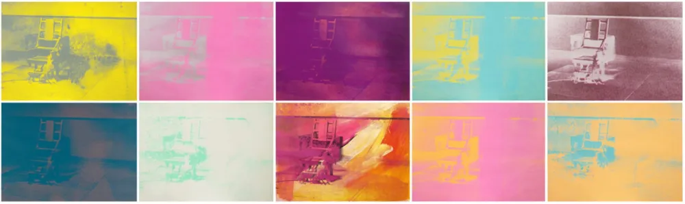 Serigrafia Warhol - Electric Chair Complete Portfolio