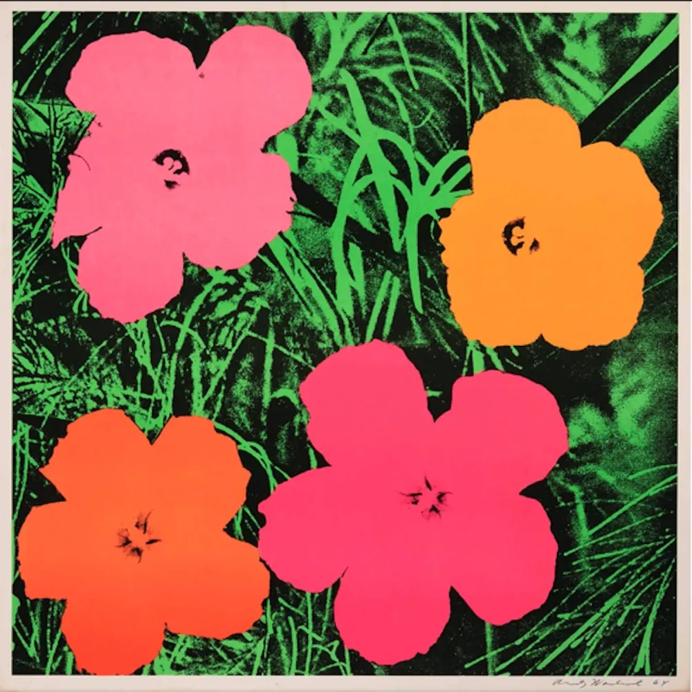 Serigrafia Warhol - Flowers 6