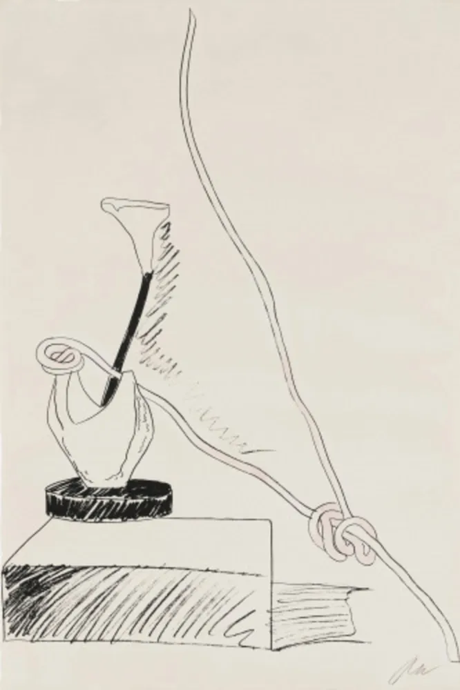 Serigrafia Warhol - Flowers (Black and White), FS II.101