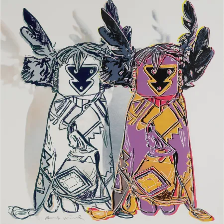 Serigrafia Warhol - Kachina Dolls (FS II.381)