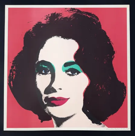 Litografia Warhol - Liz, 1964
