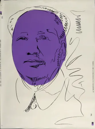 Serigrafia Warhol - Mao, 1989 - Very large!