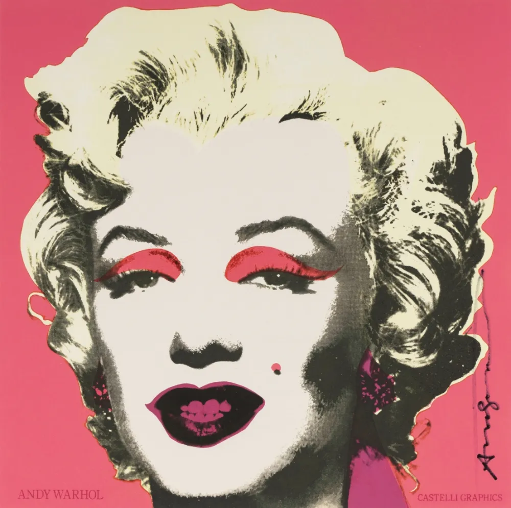 Serigrafia Warhol - Marilyn Invitation 12″ X 12″ (Castelli Graphics)