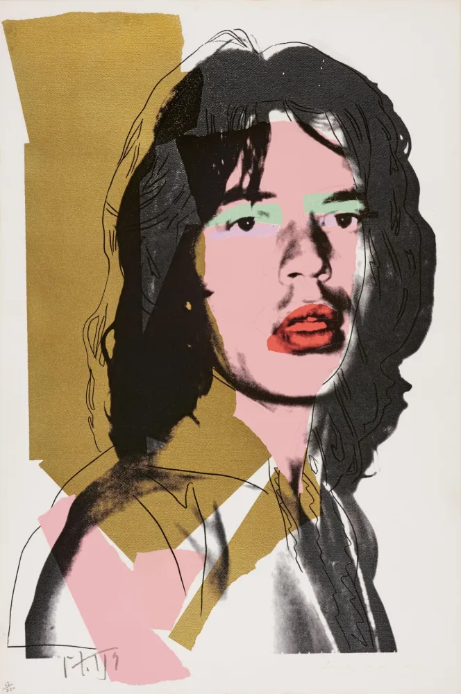 Serigrafia Warhol - Mick Jagger #143