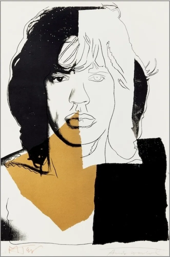 Serigrafia Warhol - Mick Jagger #146