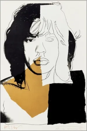 Serigrafia Warhol - Mick Jagger #146