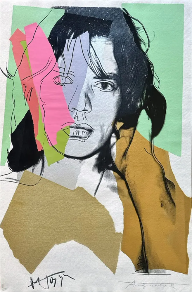 Serigrafia Warhol - Mick Jagger (FS II.140)