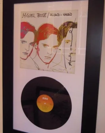 Multiplo Warhol - Miguel Bosè. Milano/Madrid