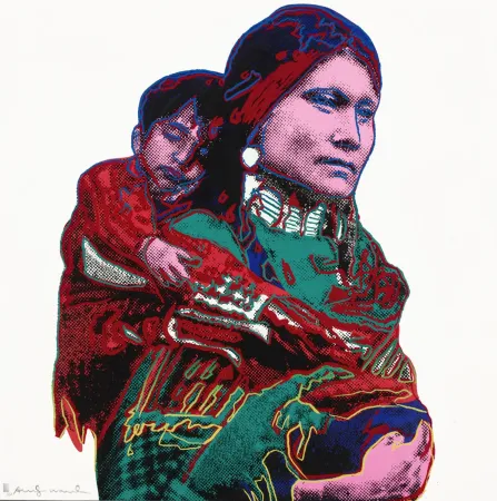 Serigrafia Warhol - Mother and Child (FS II.383)