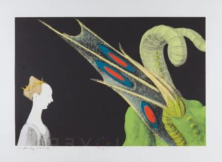 Serigrafia Warhol - Paolo Uccello, St. George and the Dragon (FS II.324)