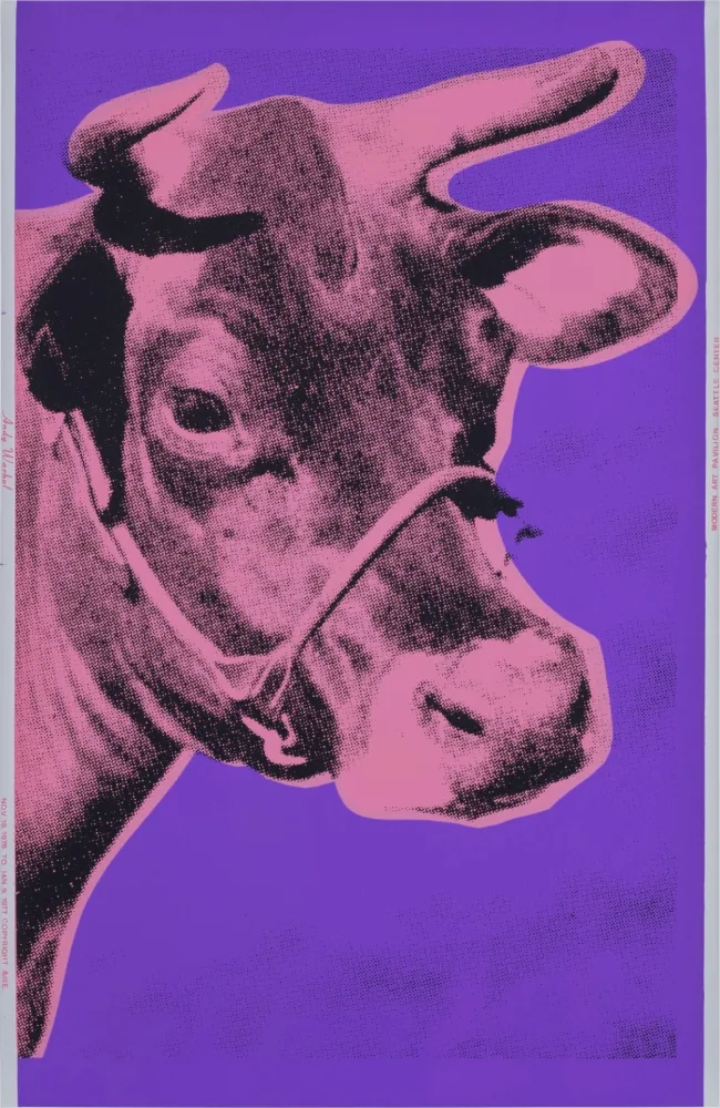 Serigrafia Warhol - Pink COW