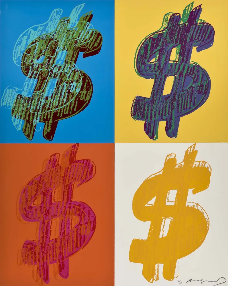 Serigrafia Warhol - $ (Quadrant)