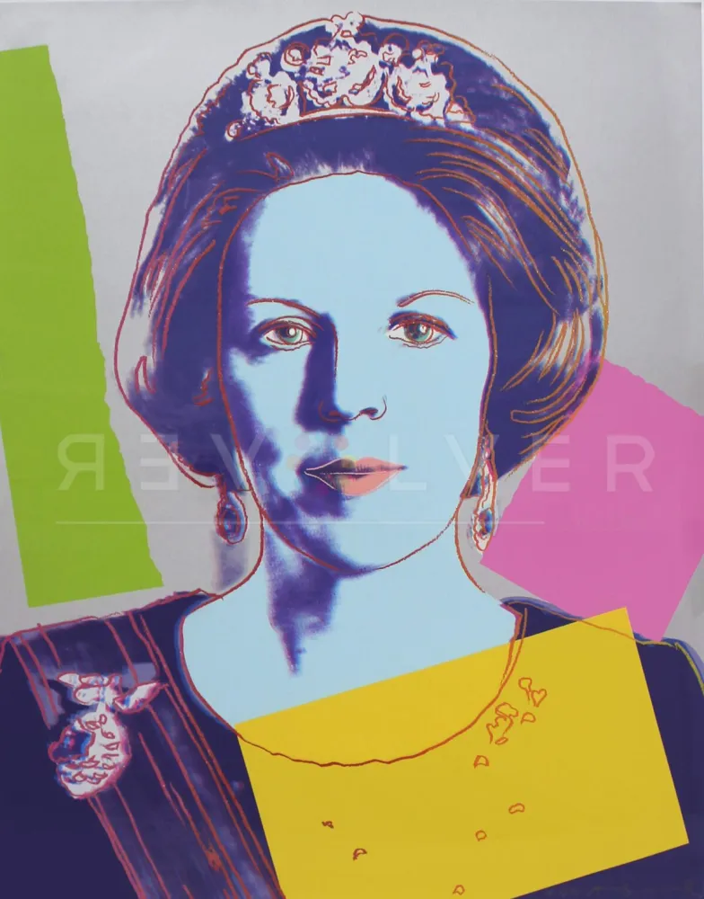 Serigrafia Warhol - Queen Beatrix of the Netherlands (FS II.340)