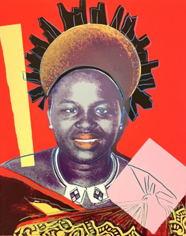 Serigrafia Warhol - Queen Ntombi Twala of Swaziland