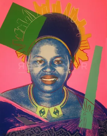 Serigrafia Warhol - Queen Ntombi Twala of Swaziland TP (FS IIB.346)