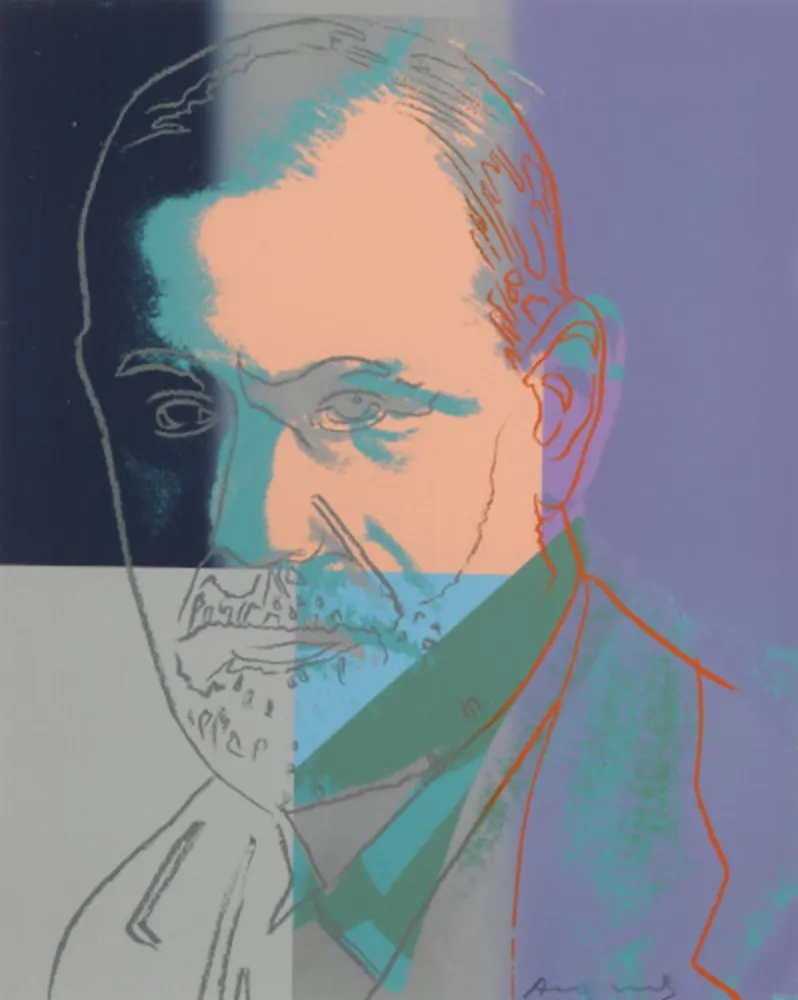 Serigrafia Warhol - Sigmund Freud, II.235