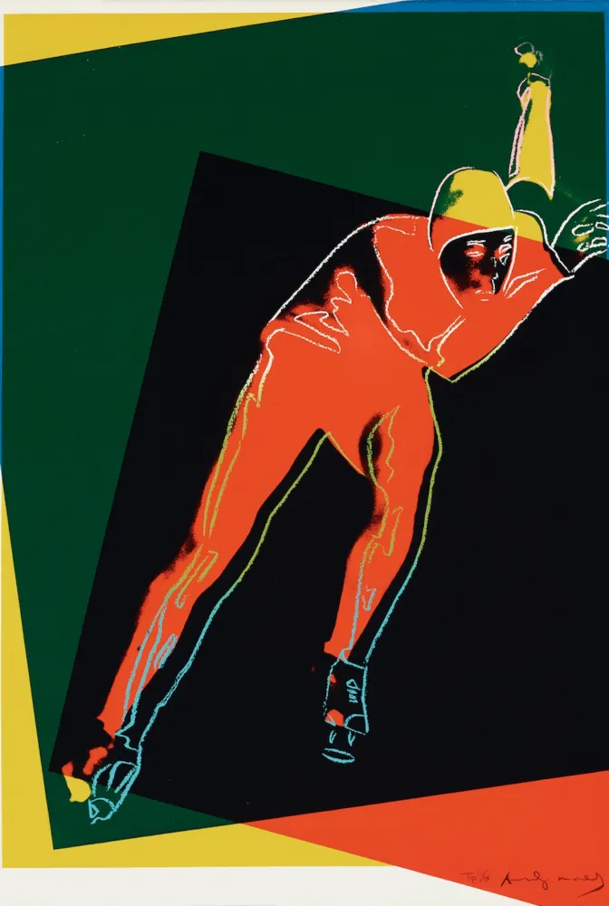 Serigrafia Warhol - Speed Skater (Trial Proof)
