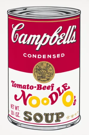 Serigrafia Warhol - Tomato-Beef Noodle O's