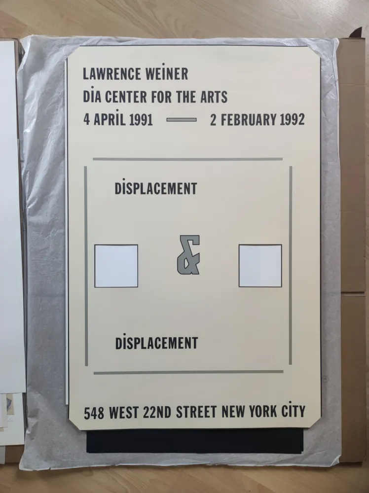 Serigrafia Weiner - With a relation to the various things brought to light.