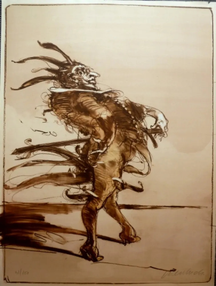 Litografia Weisbuch - Il Terore