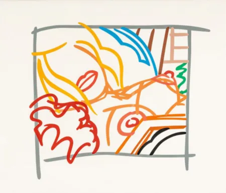 Serigrafia Wesselmann - Bedroom Blonde Doodle with Photo