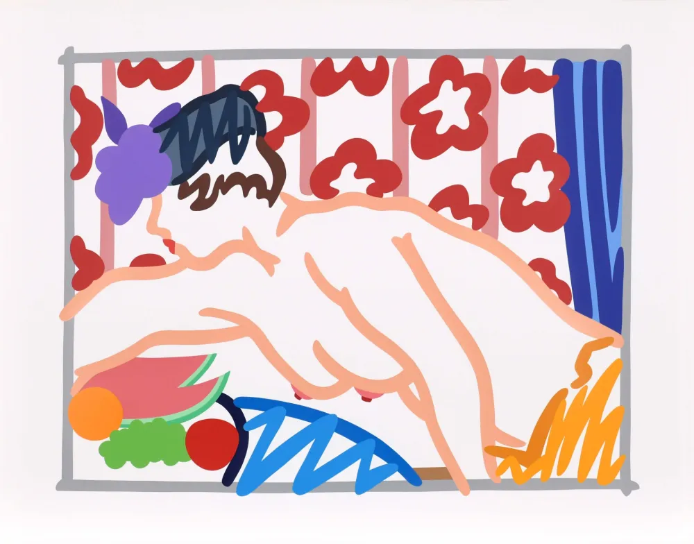 Serigrafia Wesselmann - Judy Reaching Over Table