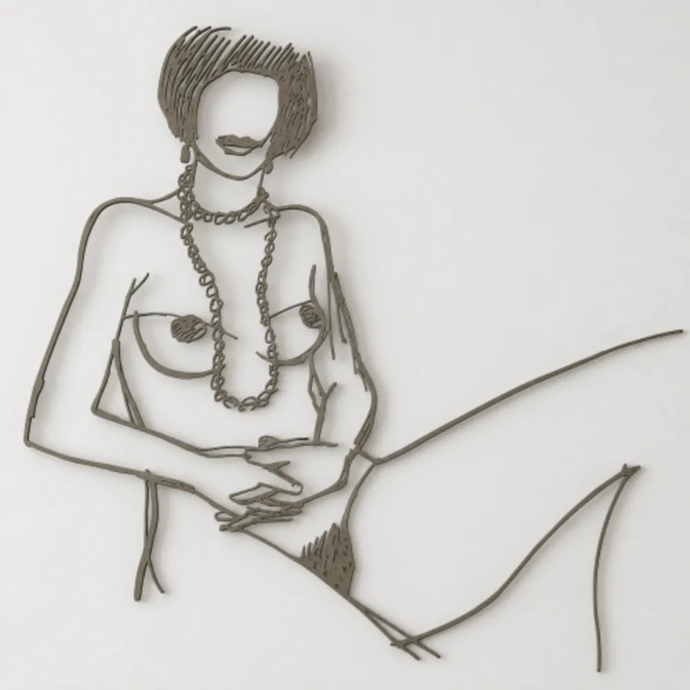 Multiplo Wesselmann - Monica with Necklace, Hands Folded