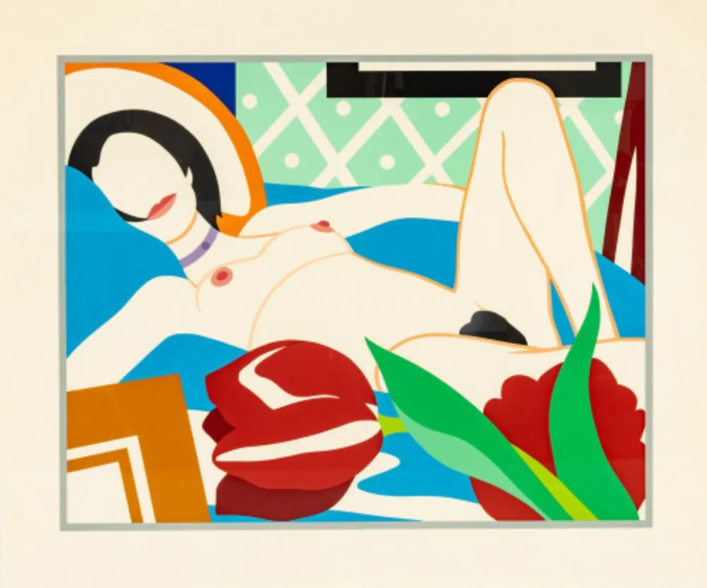 Serigrafia Wesselmann - Monica with Tulips