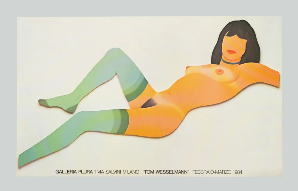 Litografia Wesselmann - Nude